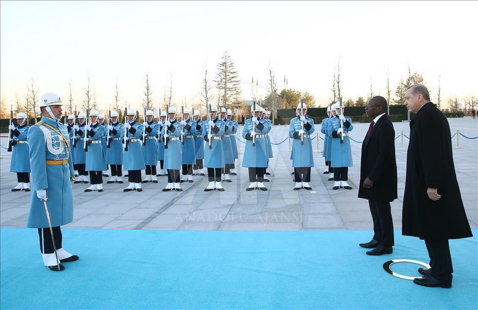 Cumhurbaşkanı Recep Tayyip Erdoğan'ın kabulü