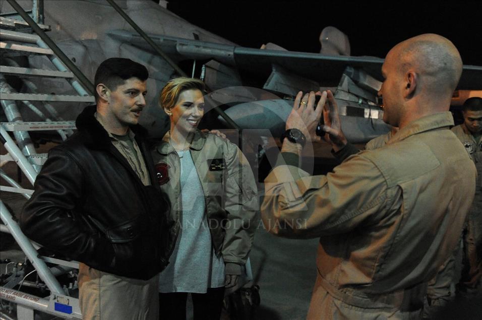Hollywood stars visit Incirlik Air Base in Adana