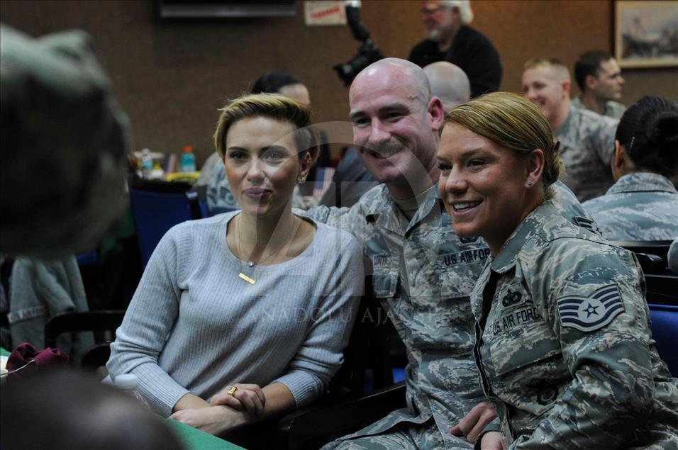 Hollywood stars visit Incirlik Air Base in Adana