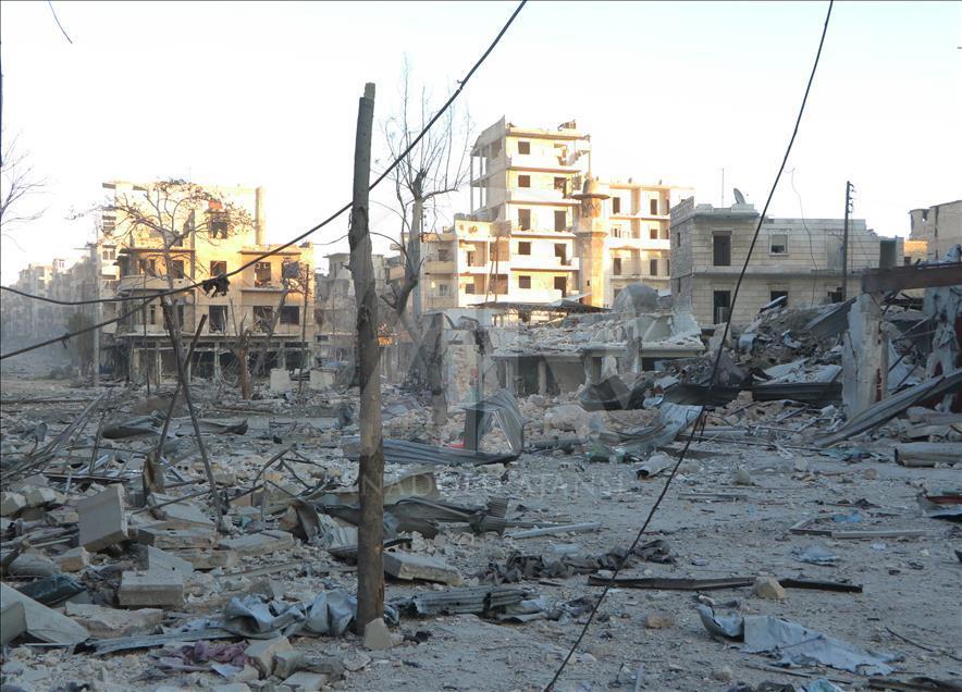 Doğu Halep'te saldırılar durmadı

