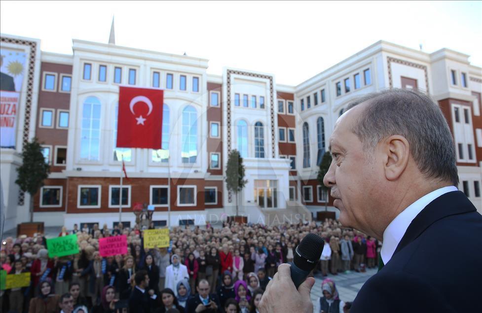 Cumhurbaşkanı Recep Tayyip Erdoğan, İstanbul'da