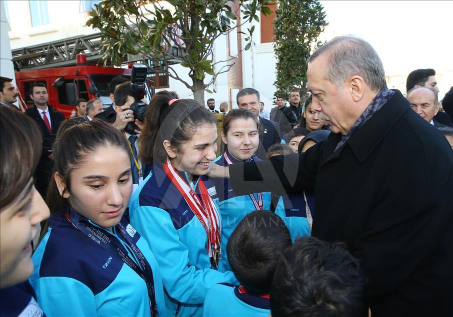 Cumhurbaşkanı Recep Tayyip Erdoğan, İstanbul'da