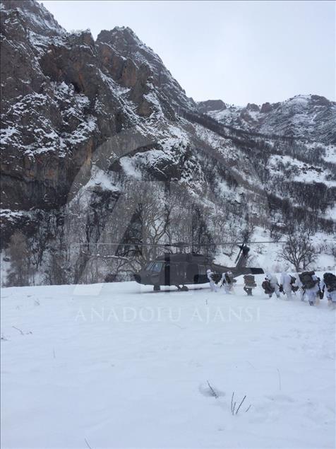 Tunceli'de PKK'nın kış tertiplenmesine darbe