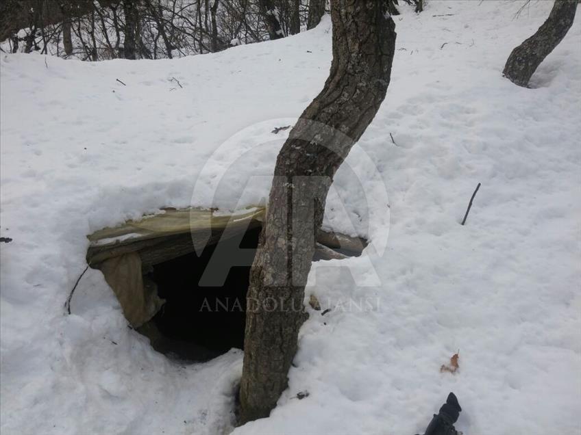 Tunceli'de PKK'nın kış tertiplenmesine darbe