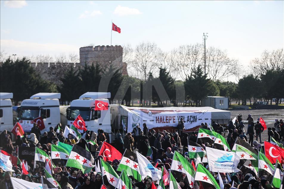 "Halep'e Yol Açın" kampanyası
