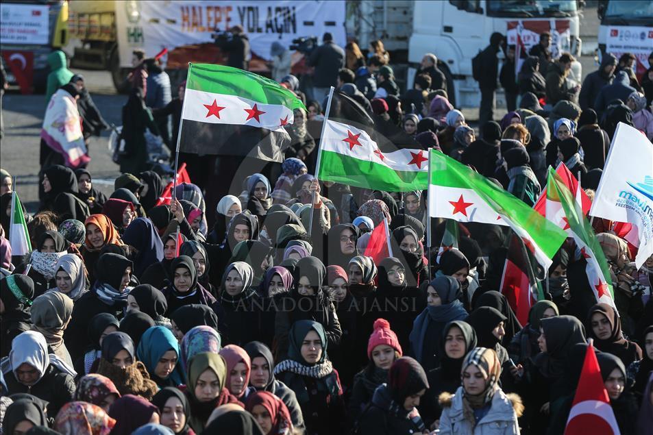 "Halep'e Yol Açın" kampanyası