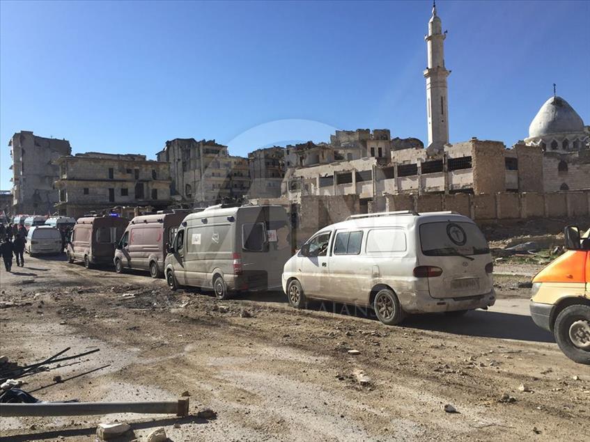 Evacuation of civilians in Aleppo 5