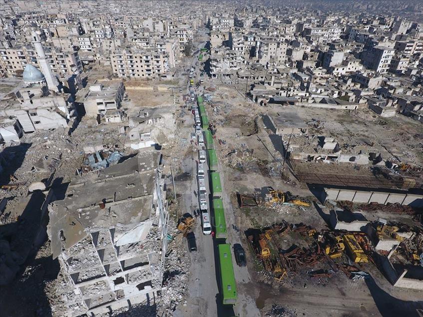 Evacuation of civilians in Aleppo 23