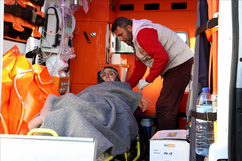 Evacuation of civilians in Aleppo