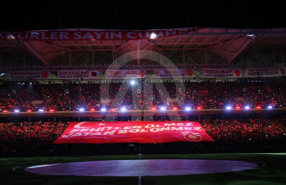 Trabzon Akyazı Spor Kompleksi açılış töreni 