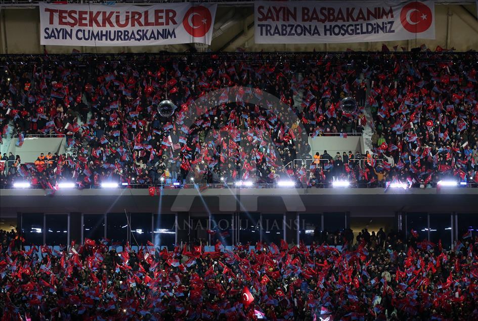 Trabzon Akyazı Spor Kompleksi açılış töreni 
