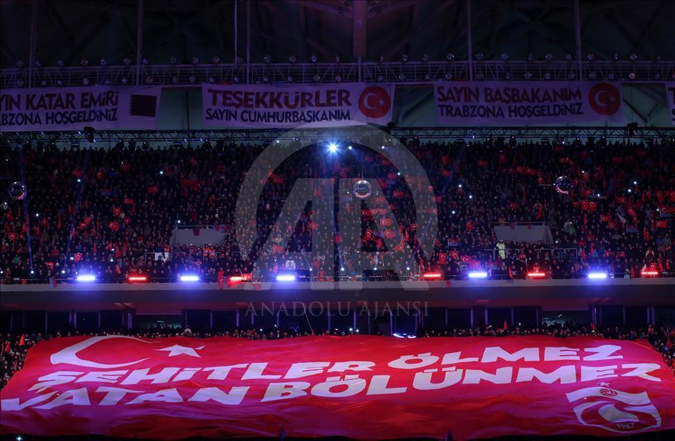 Trabzon Akyazı Spor Kompleksi açılış töreni 