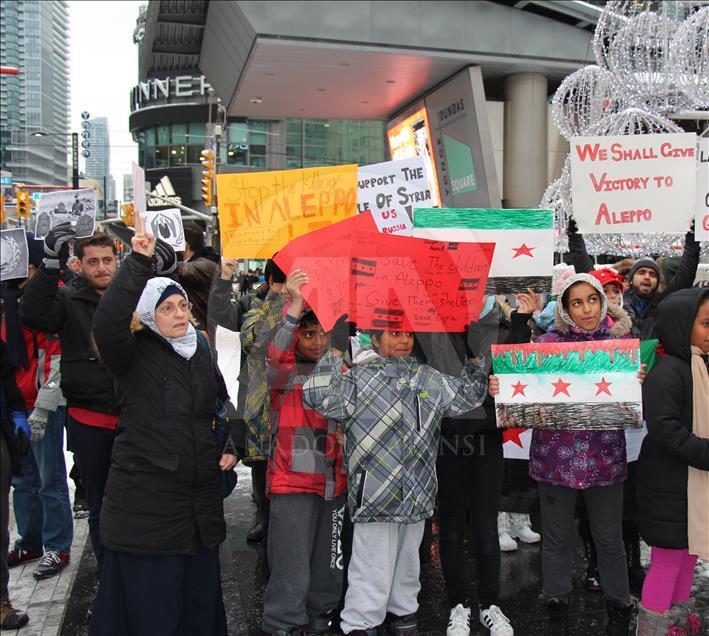 Halep’teki sivillere yönelik saldırılara dünyadan tepkiler