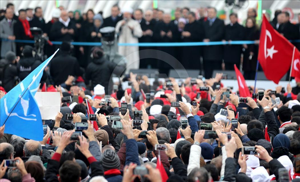 Avrasya Tüneli açılış töreni
