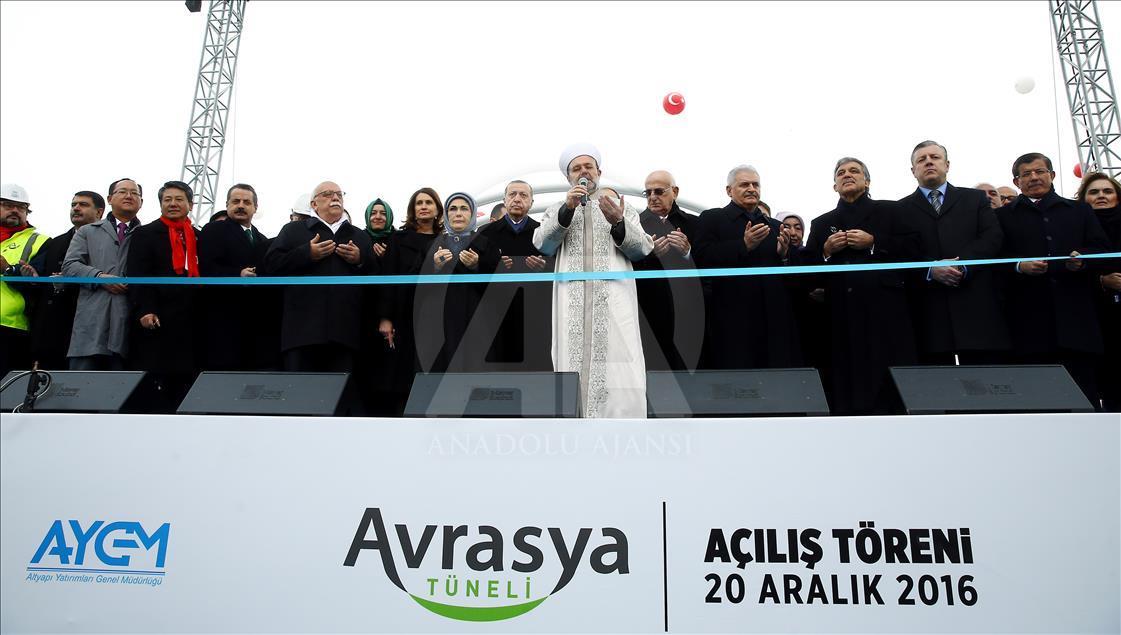 Avrasya Tüneli açılış töreni