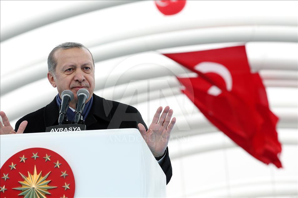 Avrasya Tüneli açılış töreni