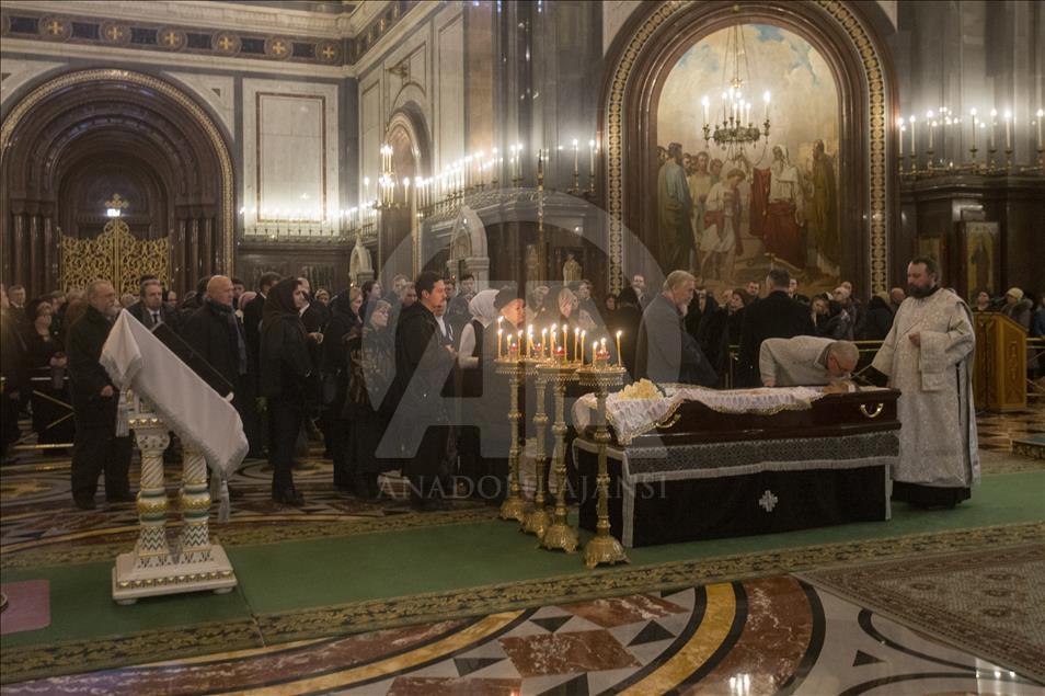 Rus Büyükelçi Karlov'un cenaze töreni