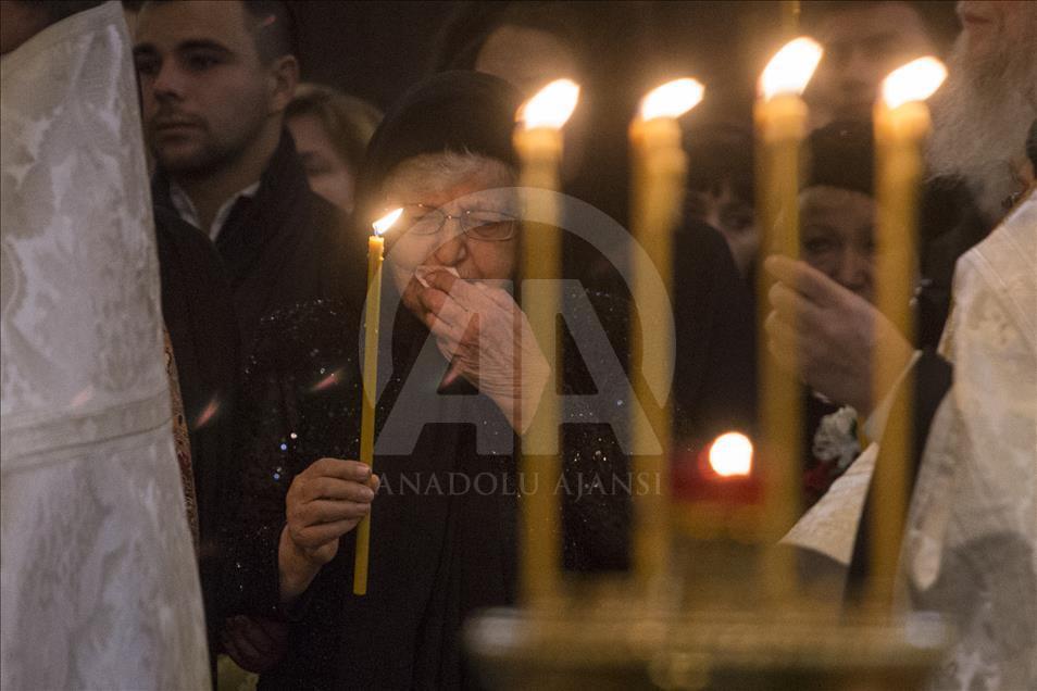 Funeral service for Russia's ambassador to Turkey Andrey Karlov