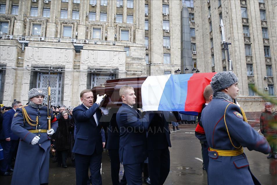Rus Büyükelçi Karlov'un cenaze töreni