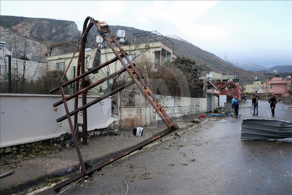 Hatay'da şiddetli fırtına