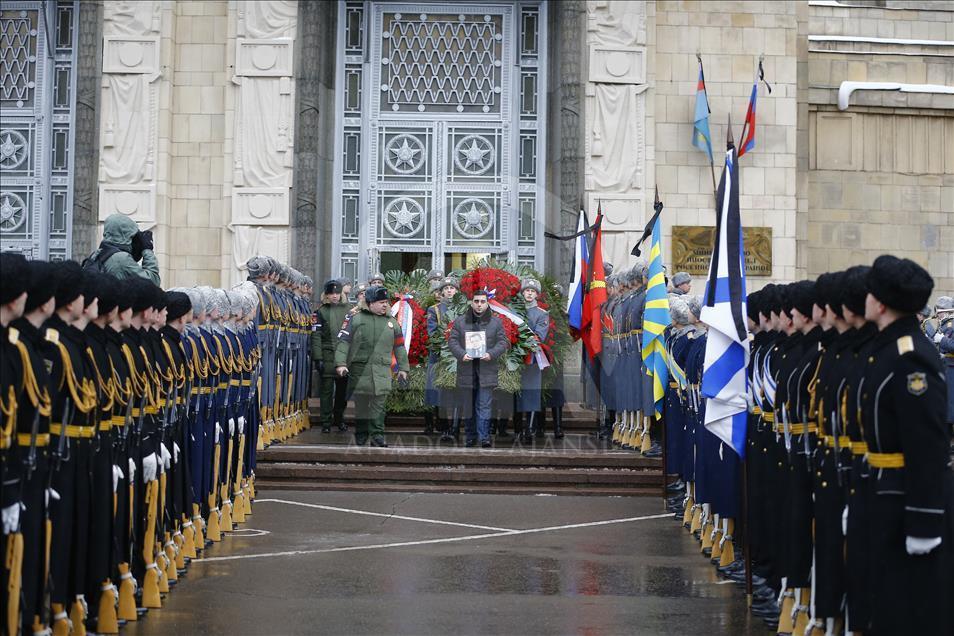 Rus Büyükelçi Karlov'un cenaze töreni