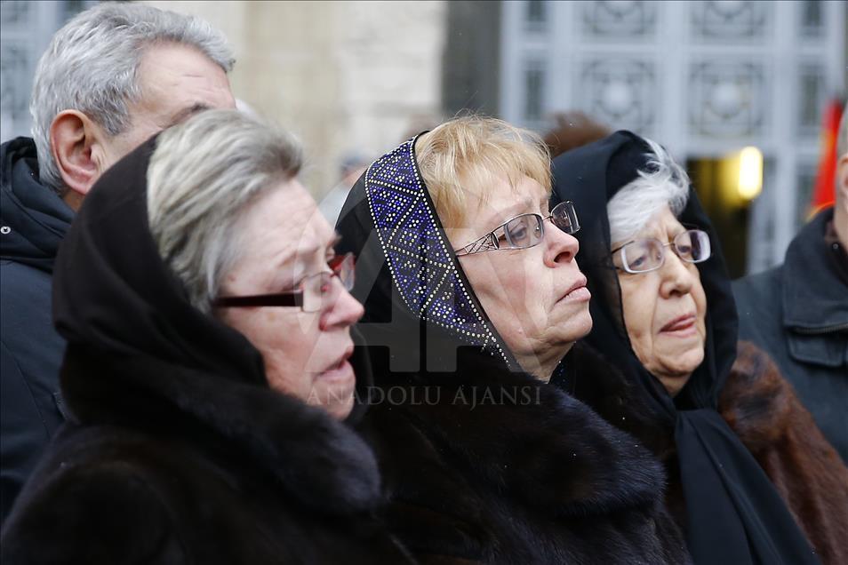 Funeral service for Russia's ambassador to Turkey Andrey Karlov