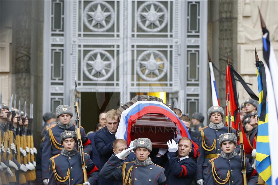 Funeral service for Russia's ambassador to Turkey Andrey Karlov