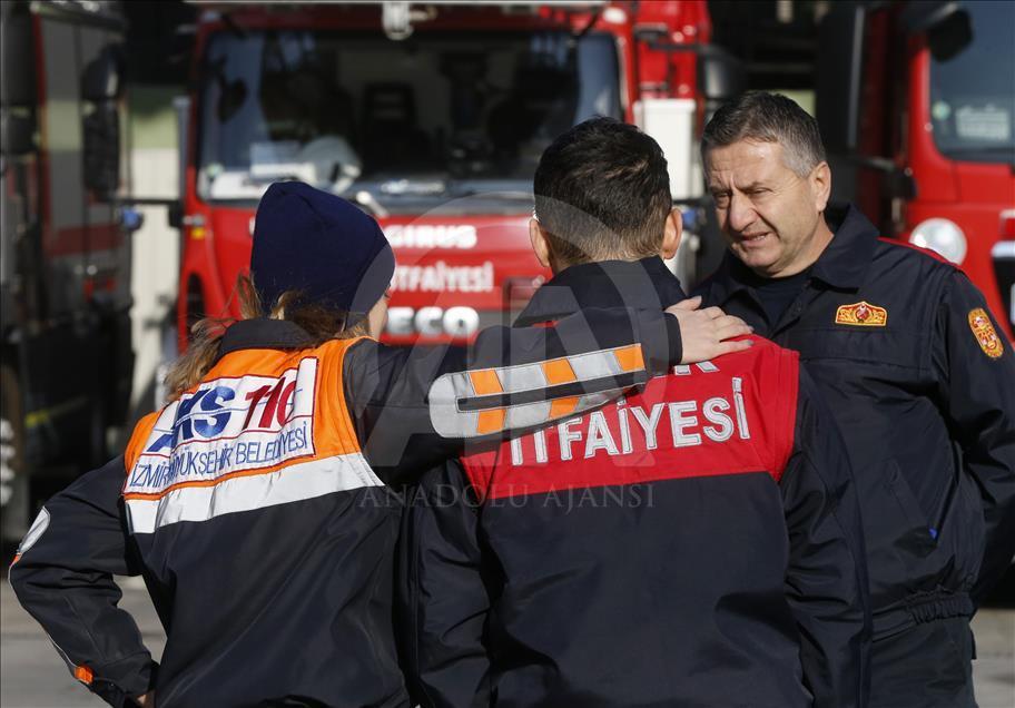 Yangınlara aile boyu müdahale