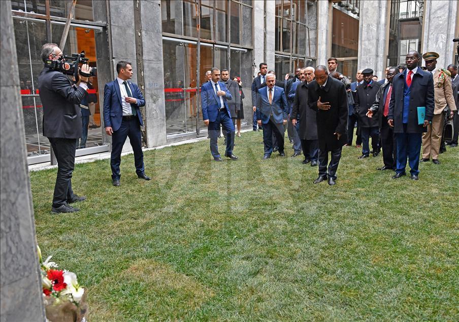 Gine Cumhurbaşkanı Conde'den TBMM'ye ziyaret