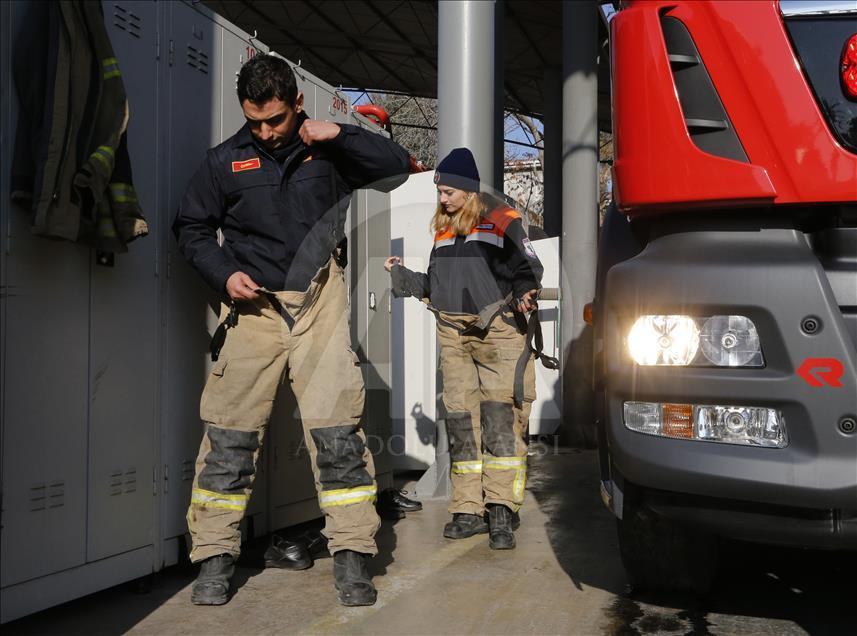Yangınlara aile boyu müdahale