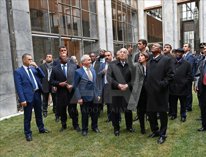 Gine Cumhurbaşkanı Conde'den TBMM'ye ziyaret