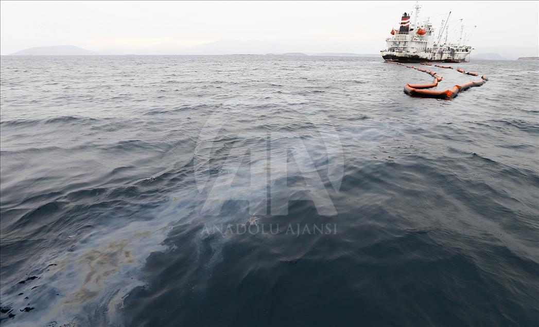 Çeşme açıklarında geminin karaya oturması