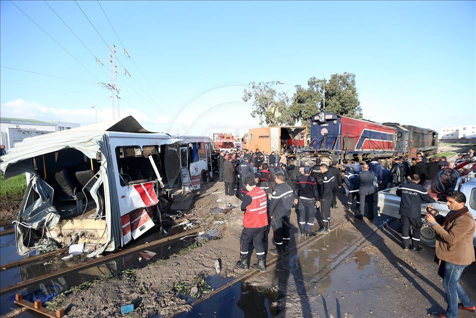 Tunus'ta tren kazası