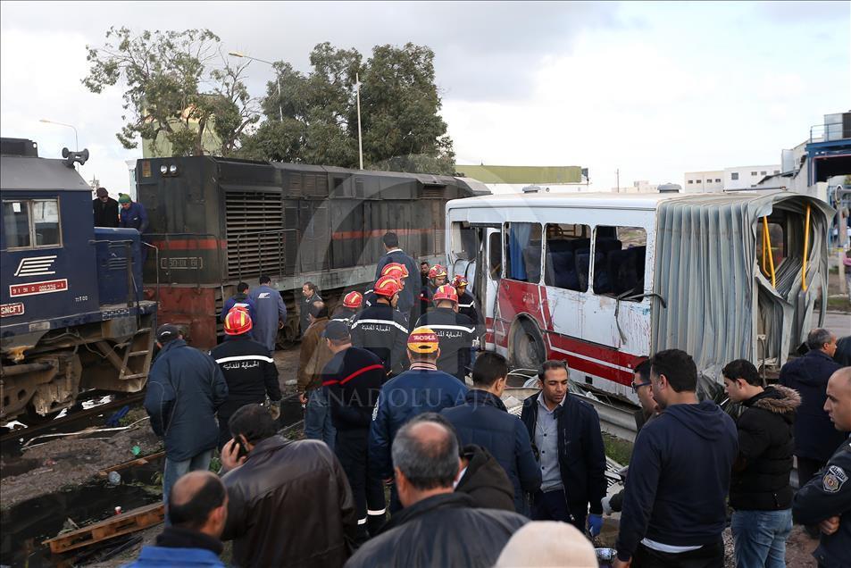 Tunus'ta tren kazası