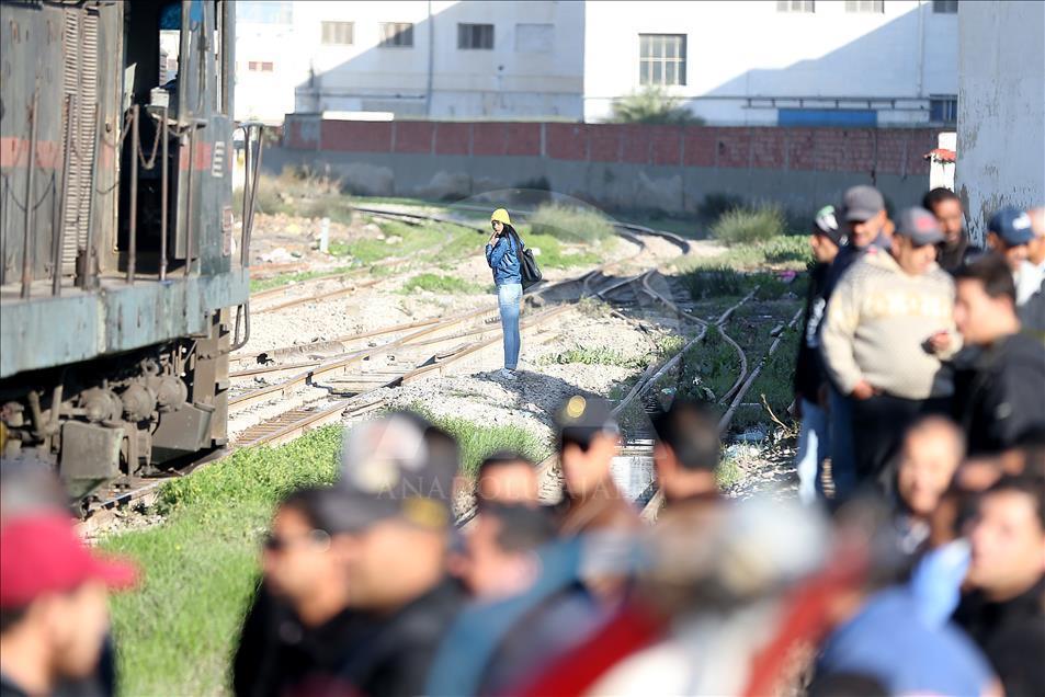 Tunus'ta tren kazası