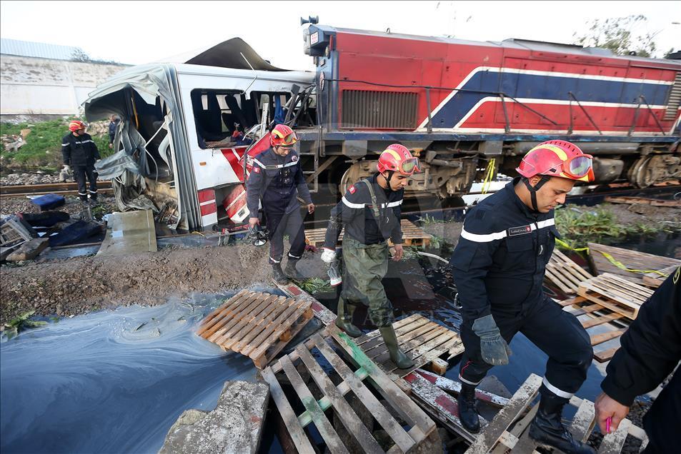 Tunus'ta tren kazası