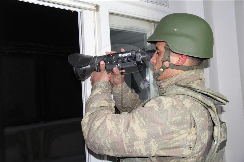 "Hudut kartalları" yılbaşında da nöbette