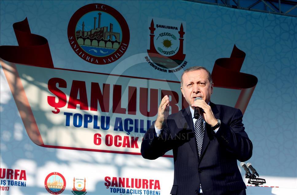 Cumhurbaşkanı Erdoğan, Şanlıurfa'da