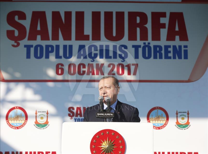 Cumhurbaşkanı Erdoğan, Şanlıurfa'da