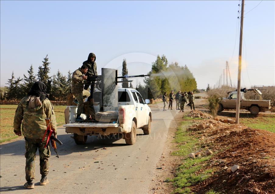 TSK destekli ÖSO'nun El Bab ilçe merkezine doğru ilerleyişi sürüyor