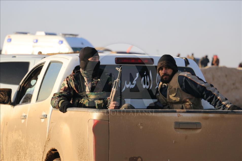 TSK destekli ÖSO'nun El Bab ilçe merkezine doğru ilerleyişi sürüyor