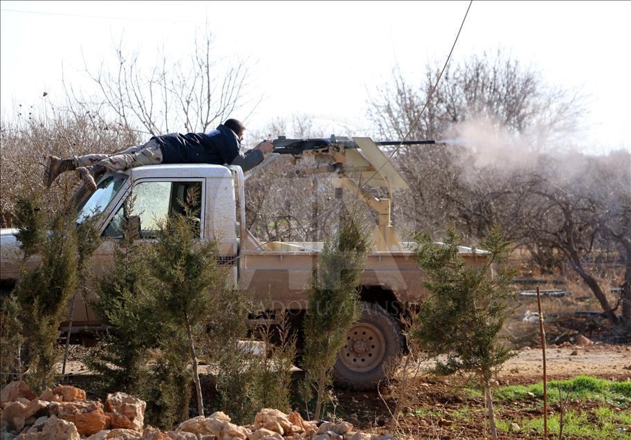 TSK destekli ÖSO'nun El Bab ilçe merkezine doğru ilerleyişi sürüyor