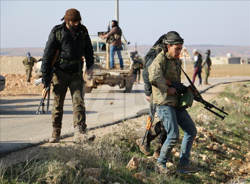 TSK destekli ÖSO'nun El Bab ilçe merkezine doğru ilerleyişi sürüyor