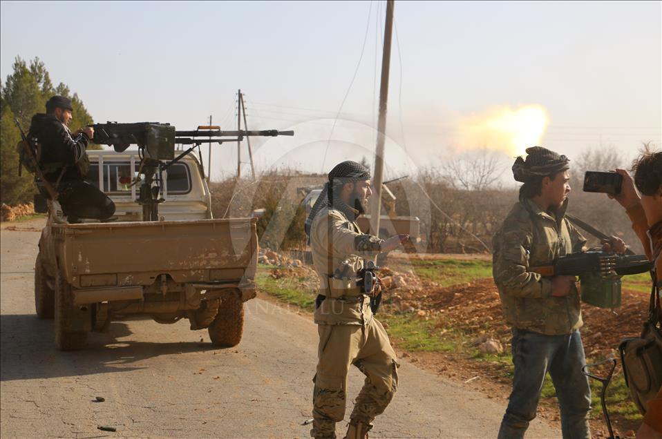 TSK destekli ÖSO'nun El Bab ilçe merkezine doğru ilerleyişi sürüyor