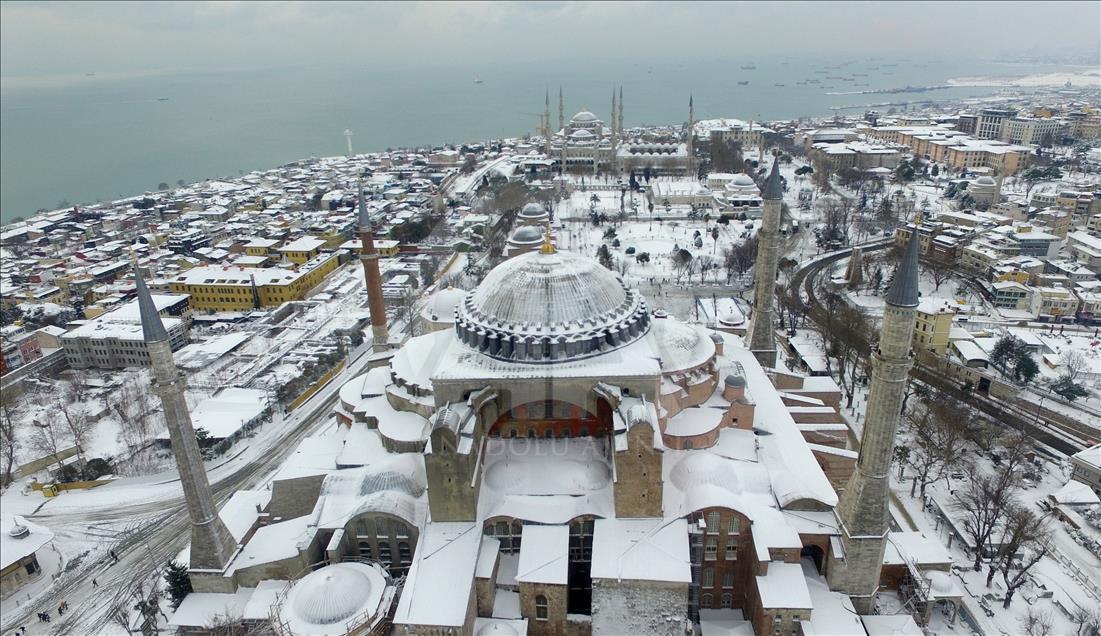 İstanbul'da kar yağışı