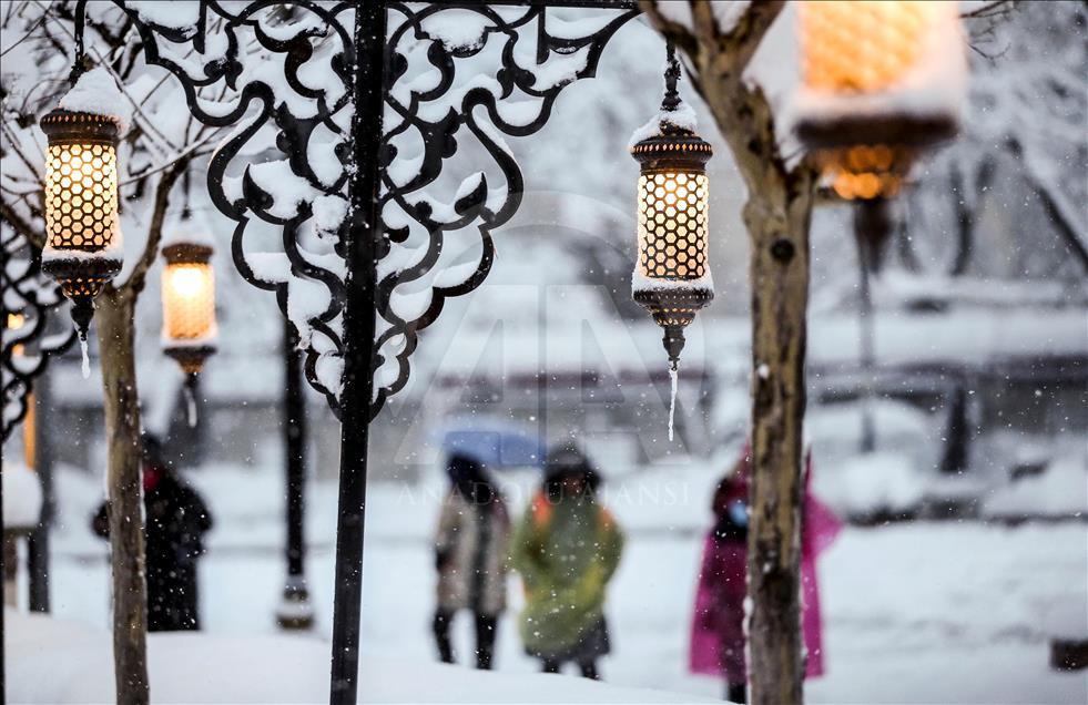 İstanbul'da kar yağışı