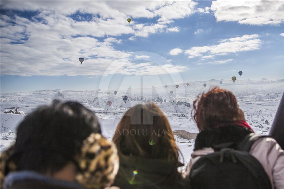 Hot air balloons over Cappadocia