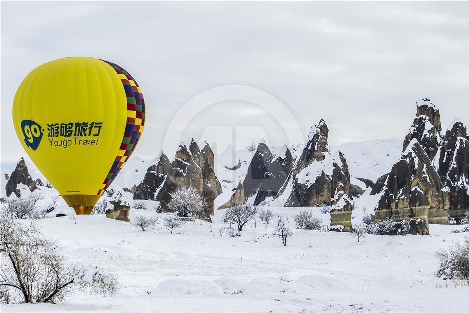 Hot air balloons over Cappadocia