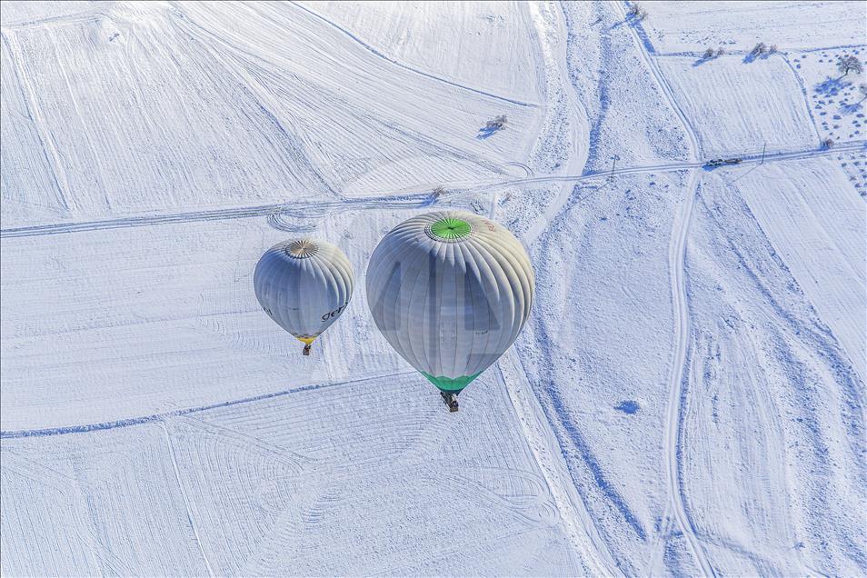 Hot air balloons over Cappadocia