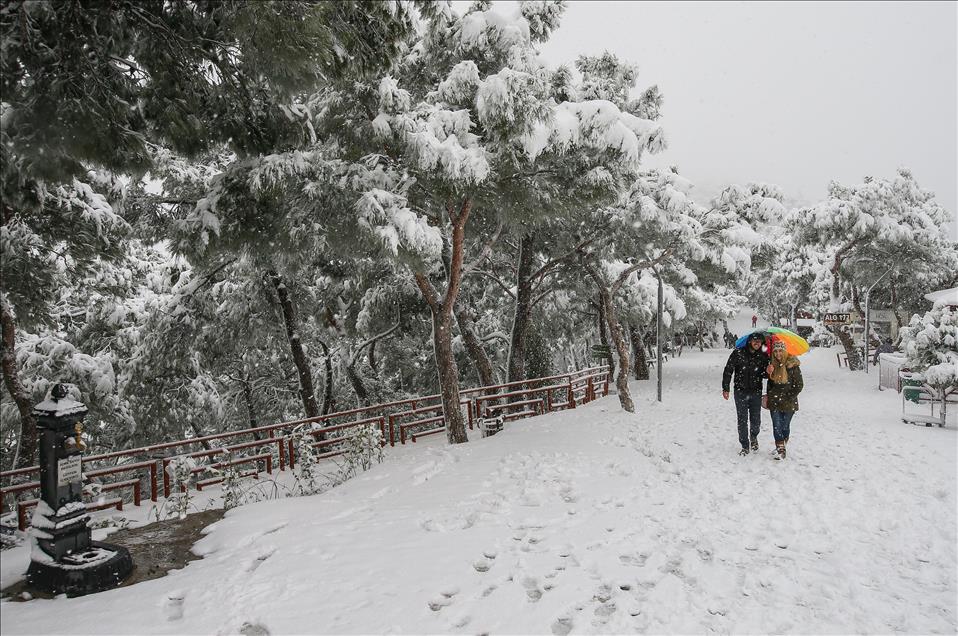 Snowfall in Izmir